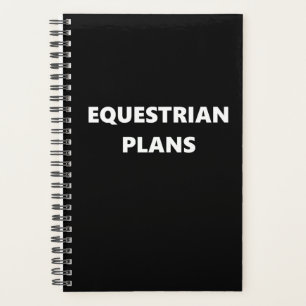 Paardensportsportthema Paardensportplannen Planner