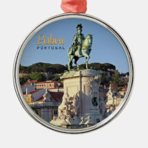 Paardensportstandbeeld van koning José I, Lissabon Metalen Ornament