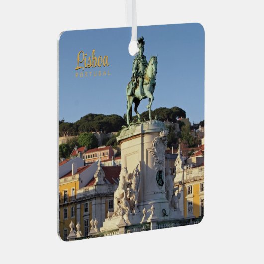 Paardensportstandbeeld van koning José I, Lissabon Metalen Ornament (Voorkant Rechts)