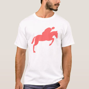 Paardenspringen - Tropisch Roze T-shirt