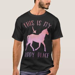 Paardenspringen van pony t-shirt