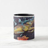 Paardensprint Abstract graffiti-ontwerp Mok (Midden)