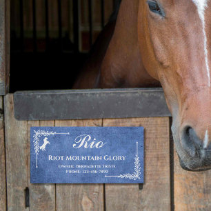 Paardenstalnaam Eigenaar Contactgegevens Barn Deurbordjes