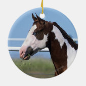 Paardenstand verven keramisch ornament (Achterkant)