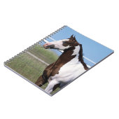 Paardenstand verven notitieboek (Linkerzijde)