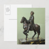 Paardenstandbeeld Karel de Grote 2 Briefkaart (Voorkant / Achterkant)