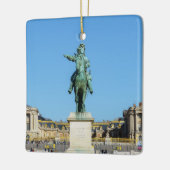 Paardenstandbeeld van Louis XIV in Versailles Keramisch Ornament (Links)