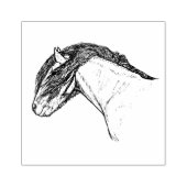 paardenstempel 	rubberstempel (Afrduk)