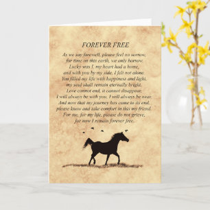 Paardensympathie Mooi gedicht op perkament look Kaart