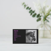 Paardentekening Visitekaartje (Staand voorkant)