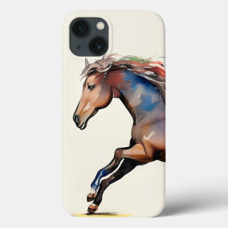 Paardentelefoondraagtas iPhone 13 Hoesje