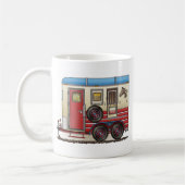 Paardentrailer Koffiemok (Links)