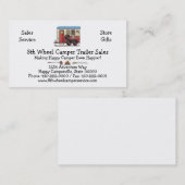 Paardentrailer Visitekaartje (Voorkant / Achterkant)