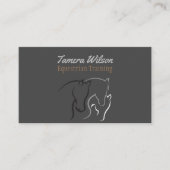 Paardentrainingsdienst Visitekaartje (Voorkant)