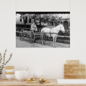 Paardentrekkerfoto Wagon Poster (Keuken)