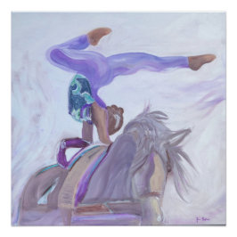 Paardenvaulting Perfect Poster