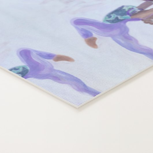 Paardenvaulting Yogamat (Detail)