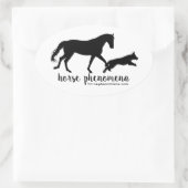 Paardenverschijnselen Logo Sticker (Tas)
