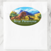 Paardenverschijnselen Zomer Sticker (Tas)