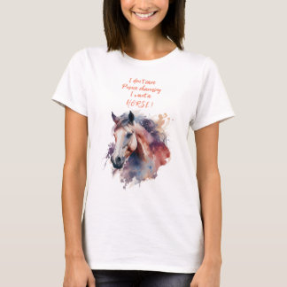 Paardenverslaafde T-shirt