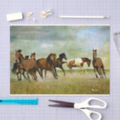 Paardenvrij schilderen ontkoppeling tissuepapier (Craft)