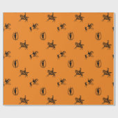 Paardenvrouwen - Sinaasappel Cadeaupapier (Vlak)