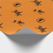 Paardenvrouwen - Sinaasappel Cadeaupapier (Hoek)
