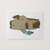 Paardenwafelijs Legpuzzel (Horizontaal)