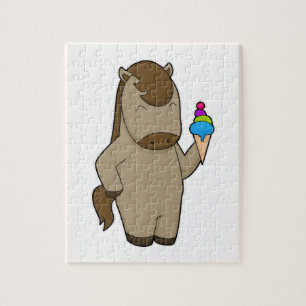 Paardenwafelijs Legpuzzel