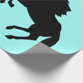 Paardenwikkel Papier Aangepaste tekst en kleuren (Hoek)