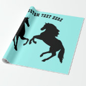 Paardenwikkel Papier Aangepaste tekst en kleuren (Uitgerold)