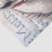 PaardenwinterkerstWaterverf Tissuepapier (Detail)