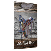 Paardenzadels, Westerne wagelwielen Klembord (Rechts)