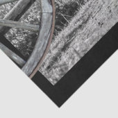 Paardenzadels, Westerne wagelwielen Tissuepapier (Detail)