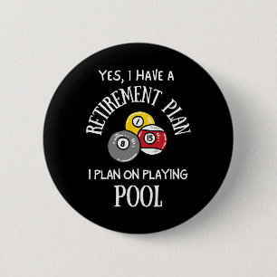 Paardespeelpool Funny Pool Player Bil Ronde Button 5,7 Cm