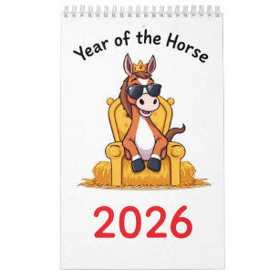 Paardkalender 2026 Gelukkig Paard Kalender