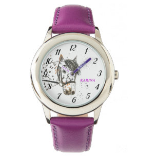 Paardrijden Dressuur Paardensport Paard Paarse Horloge
