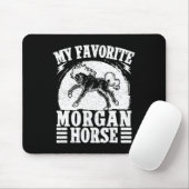 Paardrijden Favoriet Morgan Horse Rider Muismat (Met muis)