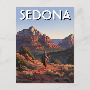 Paardrijden in Sedona Arizona Reizen Briefkaart