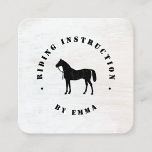 Paardrijden Instructeur Visitekaartje