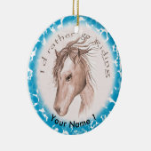 Paardrijden Keramiek Ornament (Rechts)