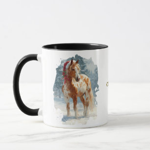 Paardrijden Kerst Koffiemok Mok