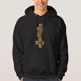 Paardrijden Meisjes Vrouwen Paardensport Paardrijd Hoodie