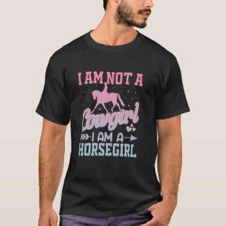 Paardrijden Meisjes Vrouwen Paardensport Paardrijd T-shirt