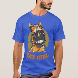Paardrijden Paard Lover Paard Meisje Hooi Meisje T-shirt