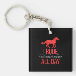 Paardrijden - Paardrijden Gift Sleutelhanger