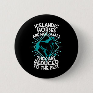 Paardrijden - Paardrijden Paarden IJslandse Ho Ronde Button 5,7 Cm