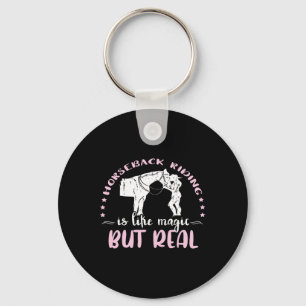 Paardrijden Real Horse Racing Equestrian Hors Sleutelhanger