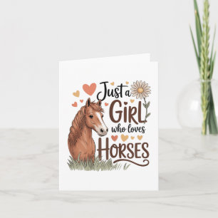 Paardrijden voor meisjes en vrouwen - gewoon een m kaart