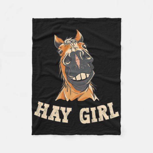 Paardrijder Funny Paardensport T - shirts Mannen B Fleece Deken (Voorkant)